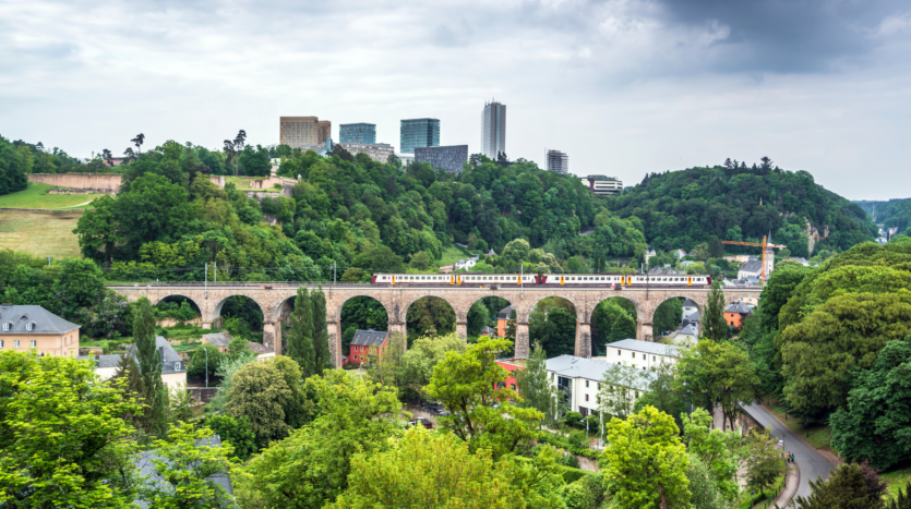 ville de Kirchberg au Luxembourg
