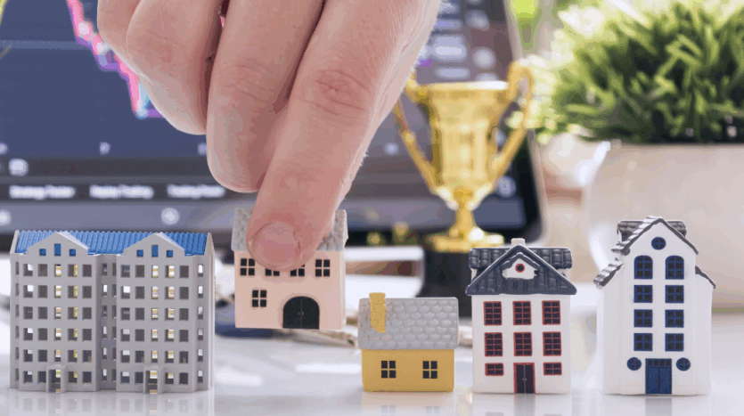 petites maquettes de copropriété